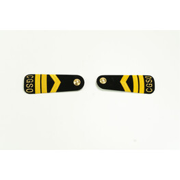 CGSO EPAULETTE 2 BAR 1 ARROW METAL PART (OLD)
